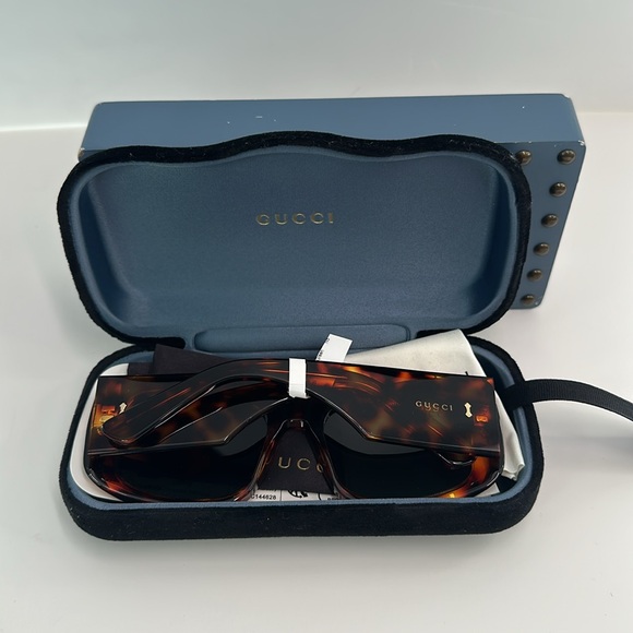 New Authentic GUCCI | GG1080S 003 | HAVANA |SUNGLASSES - Picture 13 of 15